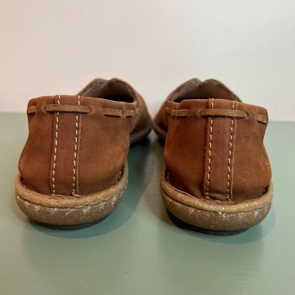 Born Naya Loafers Womens Size 9 Brown Suede Slip On Casual Comfort Shoes - Picture 5 of 8